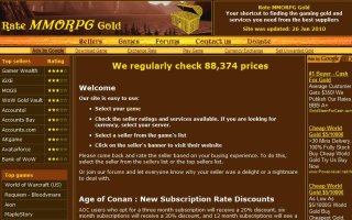 Rate MMORPG Gold